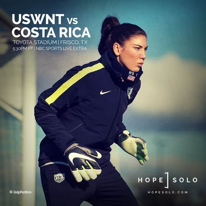 ホープ・ソロさんのインスタグラム写真 - (ホープ・ソロInstagram)「Olympic qualifying begins tonight! #USWNT #RoadToRio」2月11日 8時36分 - hopesolo