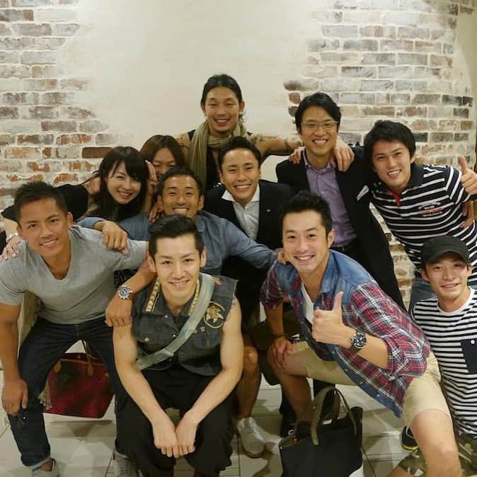 小林尊のインスタグラム：「#FBF #AthleteParty Together, they've won more then 20 medals including 3 gold medals in the Olympics. 全部で20個以上のメダル。自分がもってるかのような顔してますが😅🏆🏆🏆 選手も含め、いろいろな立場でみんな活躍する今夏のオリンピック！楽しみ。good luck😘 #野村忠宏 #太田雄貴 #為末大#入江陵介 #千田健太 #宮下純一 # 吉田万理 # Atsushi #水野弘道 #平井理央」