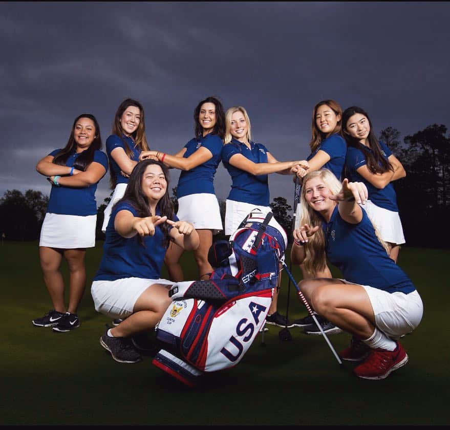 Sierra Brooksのインスタグラム：「Love this group! So looking forward to a great match with GB & I #curtiscup2016 🇺🇸」