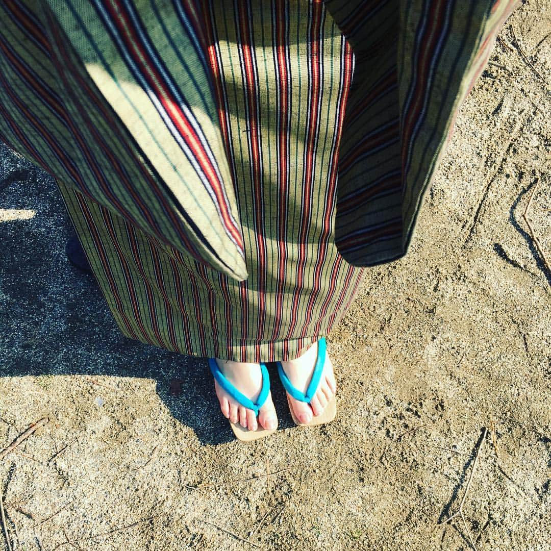笛木優子のインスタグラム：「さ、さ、さむい。。。 男と女のミステリー劇場 髪結い藤吉  撮影中📽👍🏻😢 #日光江戸村」