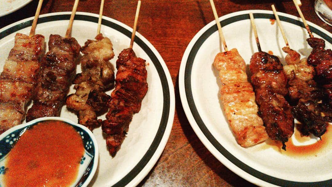 星野ナミのインスタグラム：「収録後の焼き鳥✨美味しかった😋💗 #yakitori  #オイシイ  #サガリ  #bara  #suki  #シアワセ  #❤」