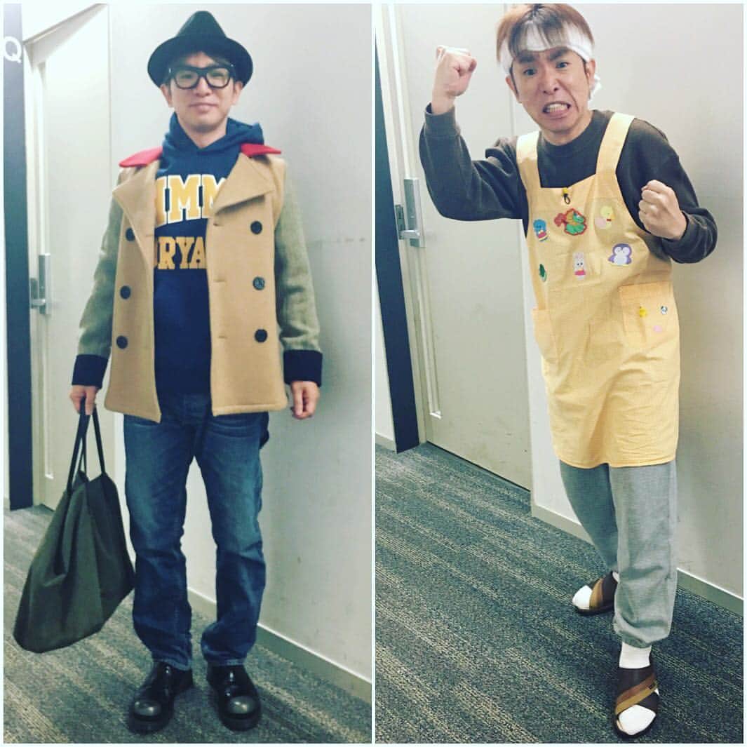 タカさんのインスタグラム写真 タカinstagram よゐこ濱口さんのファッションチェック 衣装と私服の写真とったどーーーーー 衣装は黄金伝説のもの この衣装のイメージが強いが 私服は超オシャレ 洋服大好きが伝わってくる こんな40代に私は なりたい