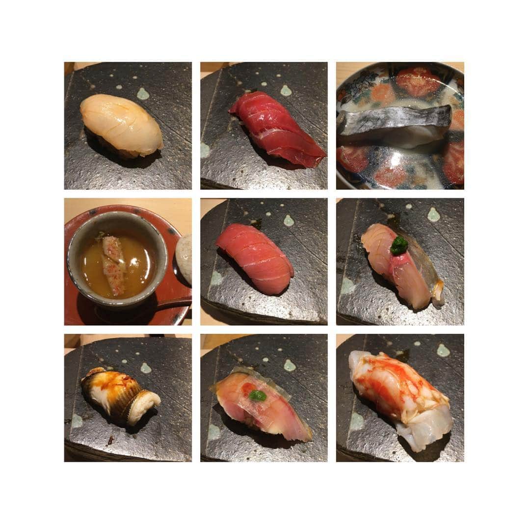 ソンミさんのインスタグラム写真 - (ソンミInstagram)「くろ崎のお鮨、3ヶ月ぶりに食べれた！！ 楽しみにしてたの❤️ カワハギとサバが特に大好きでおかわりしちゃった。  予約が取りづらいから次の予約もお願いして帰宅。 たのしみ❤️ #鮨 #寿司 #くろ崎 #そんきちグルメ散歩」2月24日 16時40分 - sonchan0111