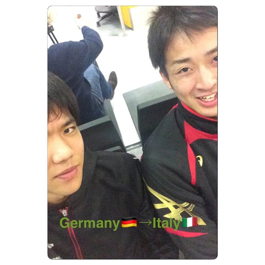 大竹壱青のインスタグラム：「現在地ドイツ🇩🇪 イタリアまであと２時間の旅✈  #ゆーとふじなか #ふじなかゆーと」