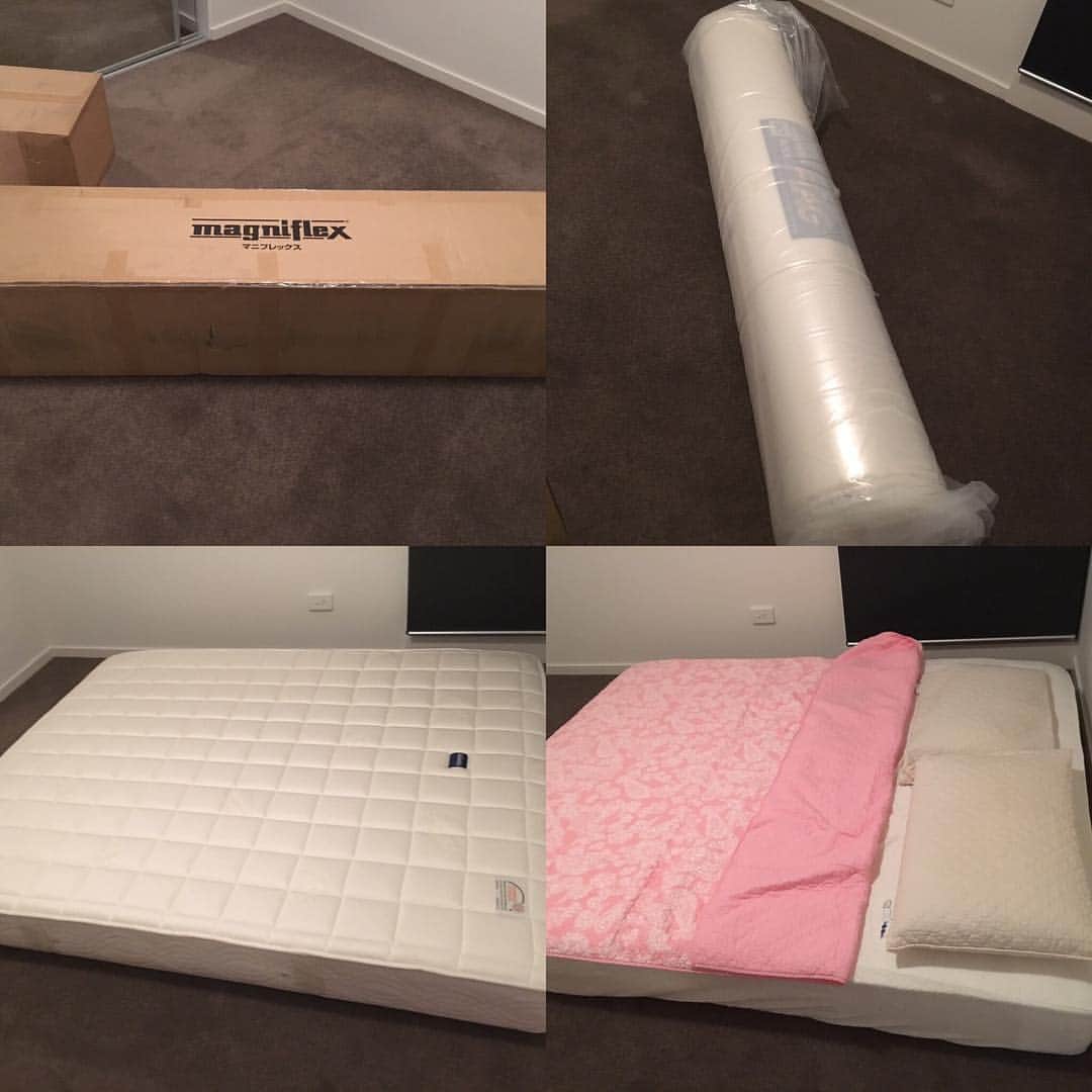 山田幸代さんのインスタグラム写真 - (山田幸代Instagram)「マニフレックスはこんな小さく送られてきます。開けてびっくりポン😁寝心地最高！昨日もゆっくり寝れました！疲れた体を癒してくれます！あー最高！#magniflex #mattress #confortable #マニフレックス #寝心地最高 #フラグFX」2月27日 7時16分 - lacrosseplayer_sachiyoyamada