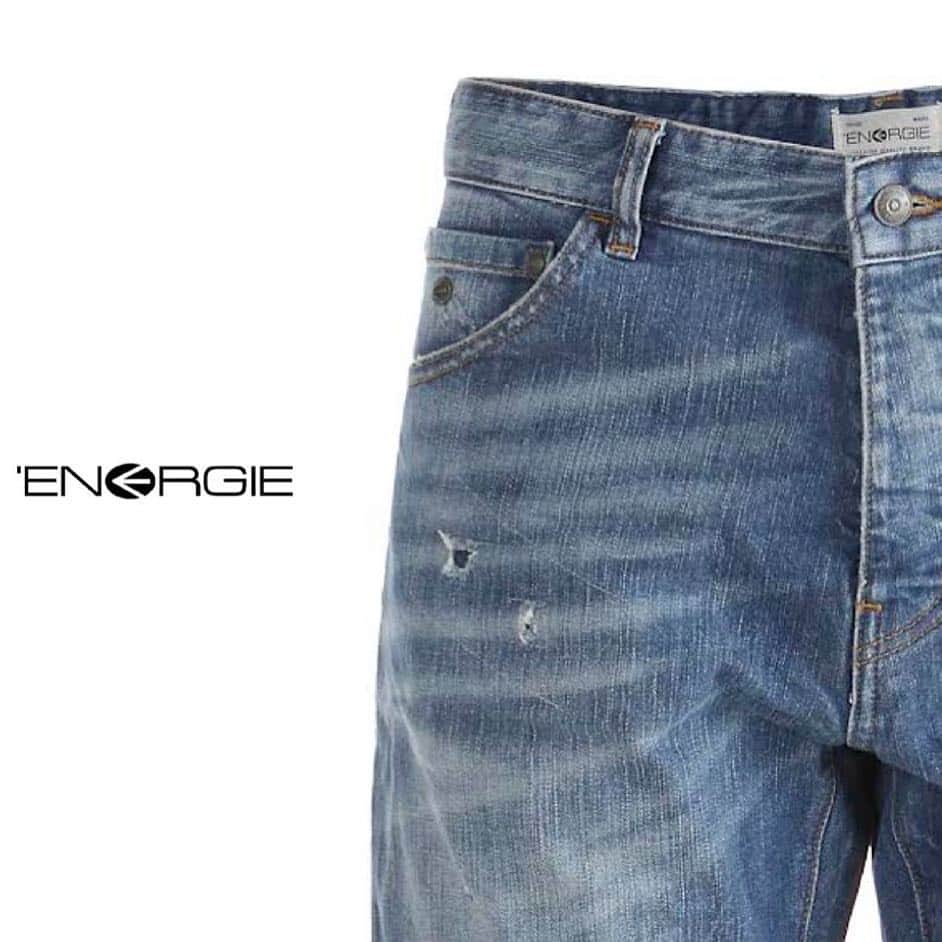 エナジーのインスタグラム：「Focus on Energie denim trousers!」
