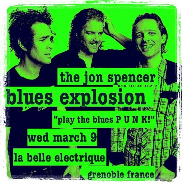 ジョン・スペンサー・ブルース・エクスプロージョンのインスタグラム：「#MarchTour #PUNK #blues #BadHairDay @gemma_ray」