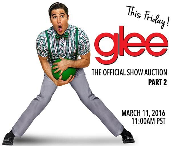 のインスタグラム：「Don't miss out on your last chance to own props and costumes from your favorite McKinley High students!  Click the link in our bio to view the catalog and register to participate.  #Glee #GleeAuction #Gleeks #gleecast」