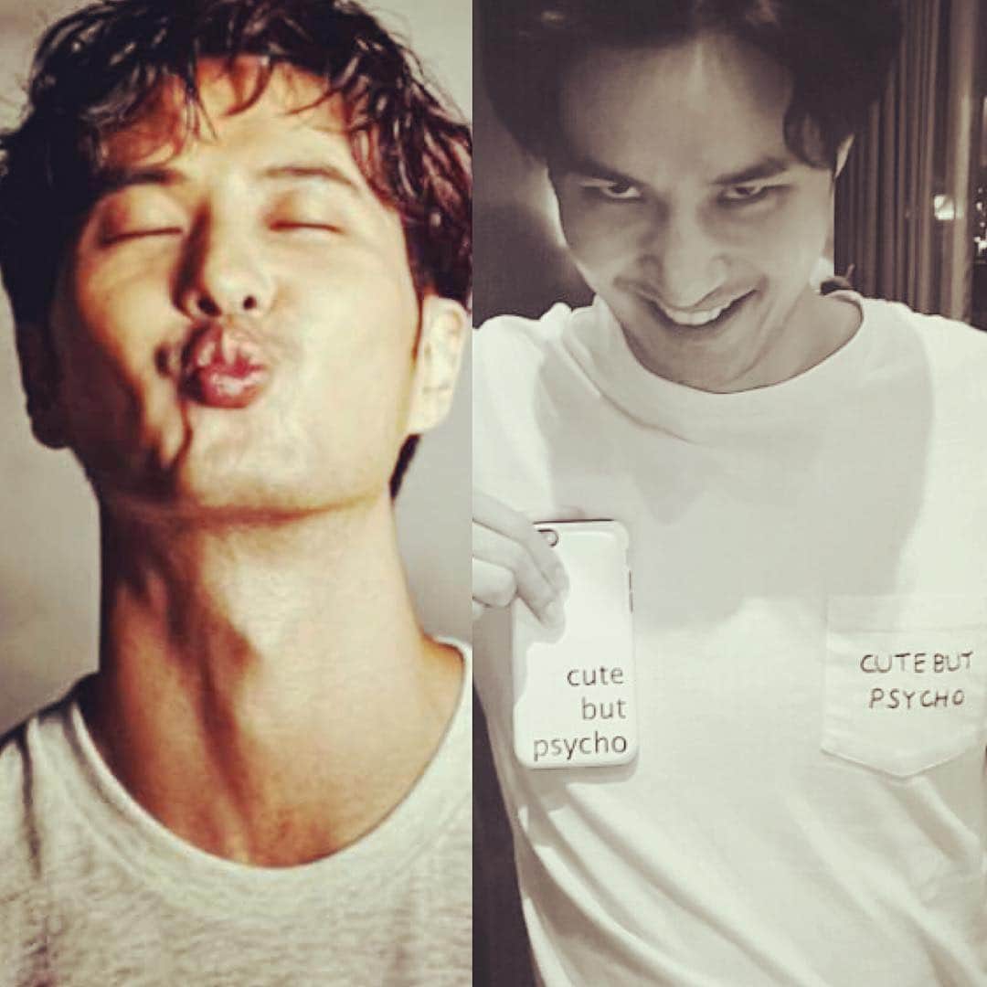 キム・ジソクのインスタグラム：「#cute but psycho#비중은8:2정도. #그니까 돈워리#인스타나름재밌네」