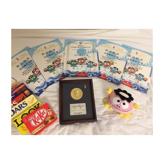 池江璃花子のインスタグラム：「** オリンピック選考会2日目終わりました！ 今日はとてもタフなレースでしたが、最後は派遣切れてオリンピック内定できて良かったです😊✨ インタビューの時はすいませんでした😱（笑） 明日からもレース毎日あるので頑張りたいと思います！  応援ありがとうございました！！ 入学式行きたかった。 * #JAPANSWIM #100butterfly #4月から高校生になりました✌🏻️」