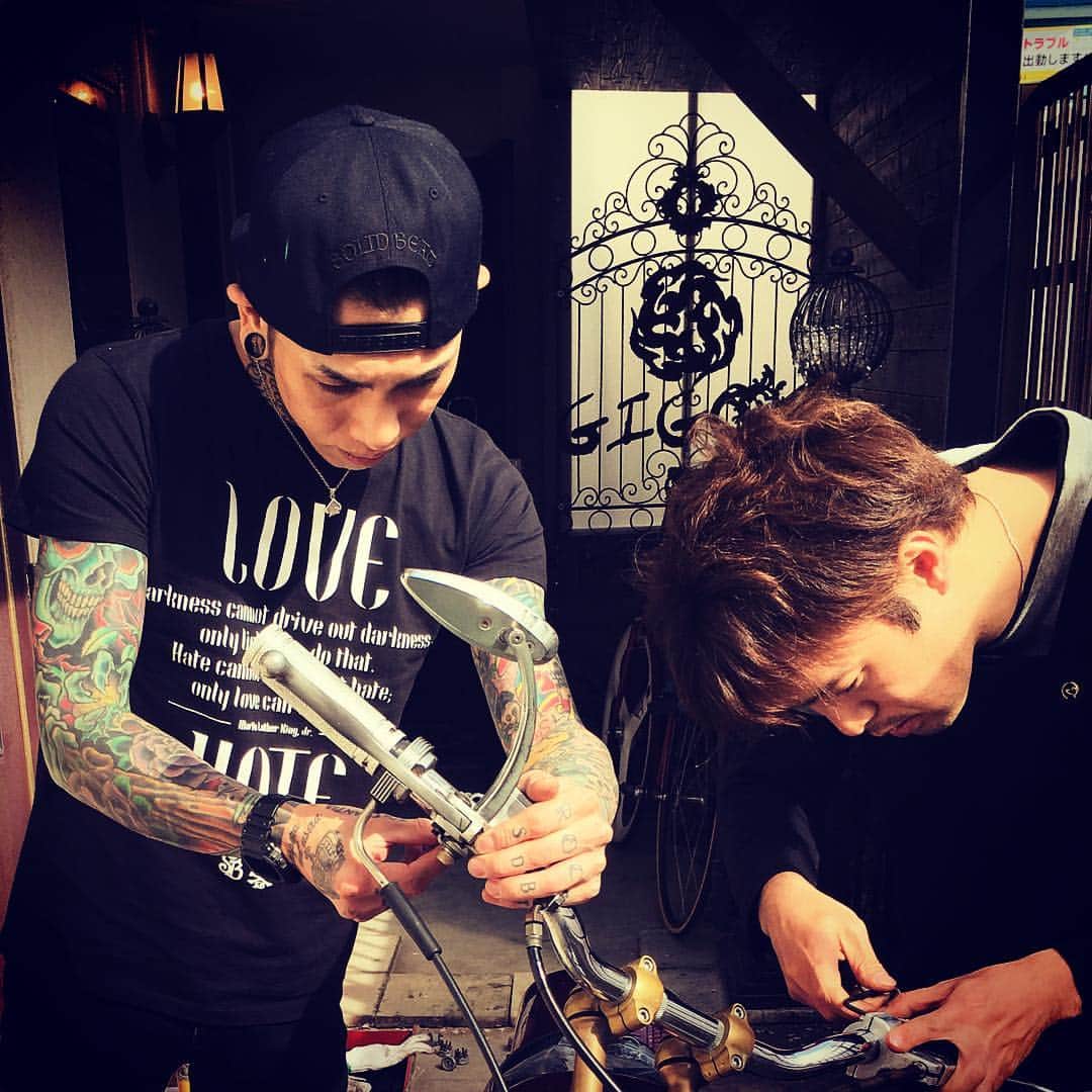 Ka Yuさんのインスタグラム写真 Ka Yuinstagram It Was Warm Today Where Is My Motorcycle Tattoo Tattoos Solidbeat 4月6日 19時21分 Kayu Hamc Kofu