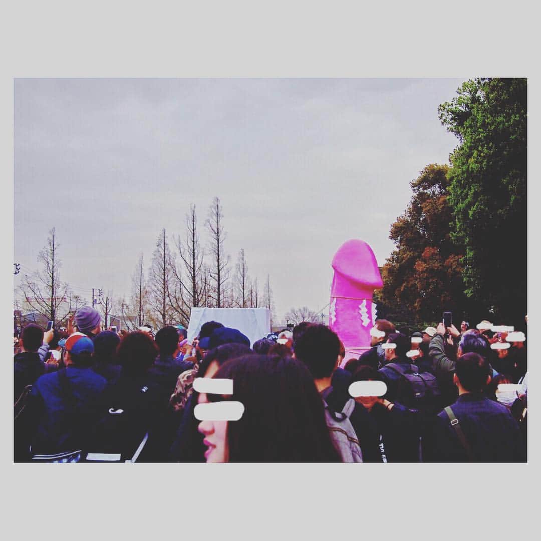 石丸奈菜美さんのインスタグラム写真 - (石丸奈菜美Instagram)「御立派様 #かなまら祭り #2016」4月7日 0時23分 - usurabaka