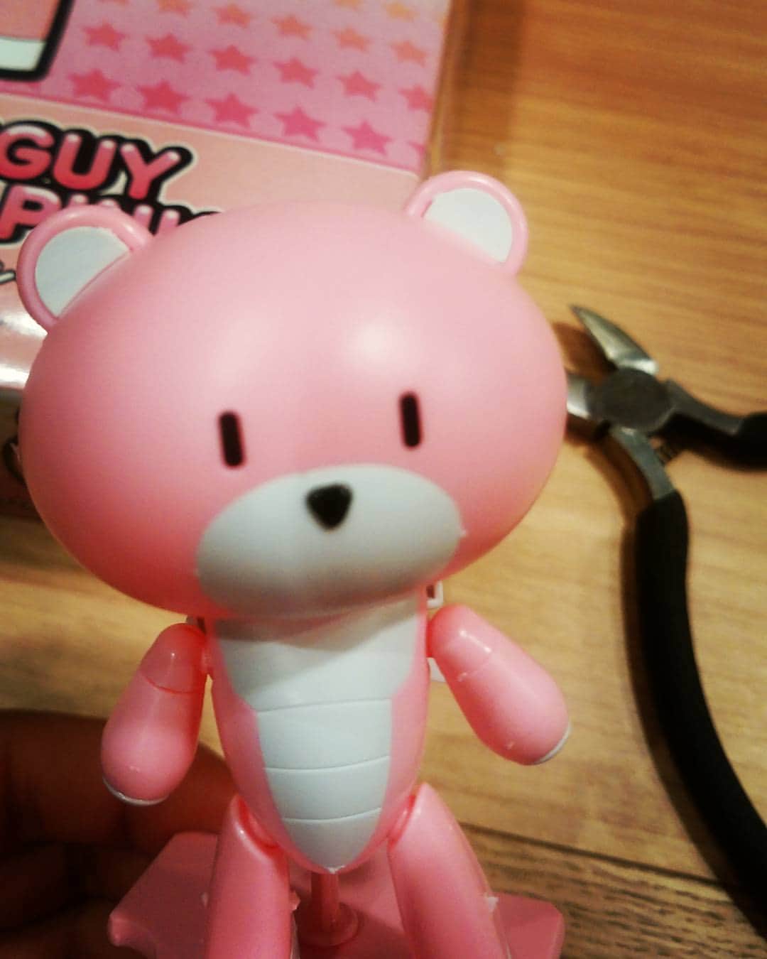 星野ナミのインスタグラム：「プチッガイ完成💗 #ガンプラ」
