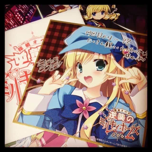 たにはらなつきのインスタグラム：「色紙はコーデリアさんでした٩(ˊᗜˋ*)و」