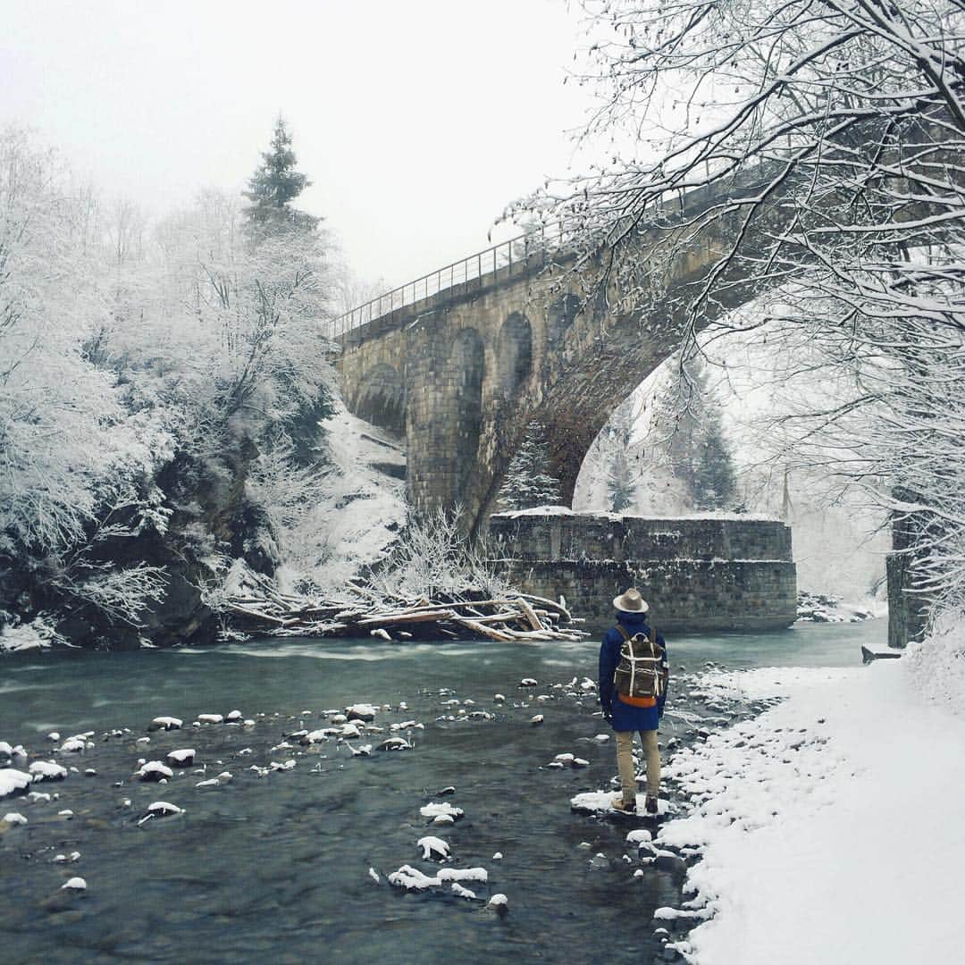Anna Derzhanovskayaのインスタグラム：「Vorokhta #Carpathians」