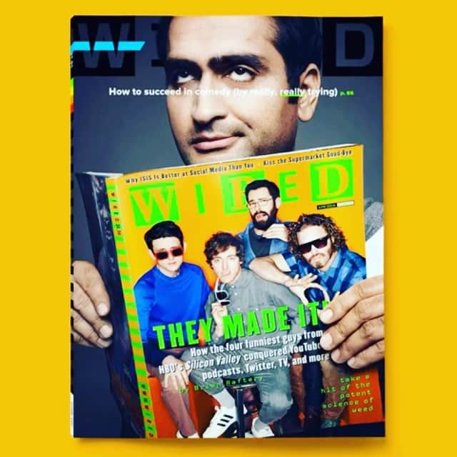 マーティン・スターのインスタグラム：「We made it! (To the cover of WIRED magazine) @wired @aspictures」