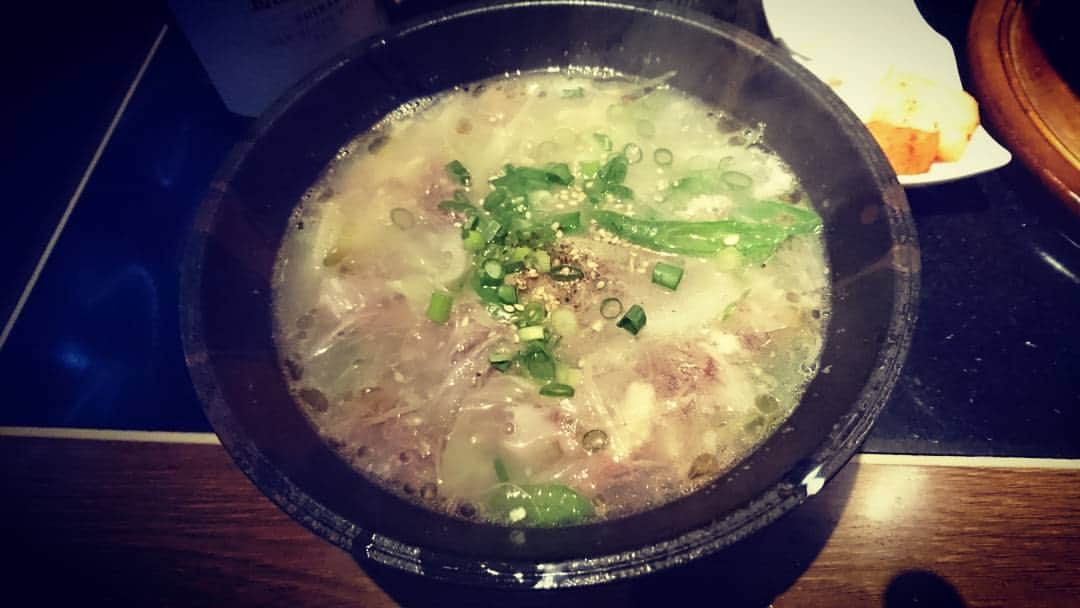 山田裕貴さんのインスタグラム写真 - (山田裕貴Instagram)「この前食べに行ったいきつけの 焼肉屋さんの青唐辛子らーめん 辛くて、うまい。 #焼肉 #いきつけ #ラーメン」3月23日 12時20分 - 00_yuki_y
