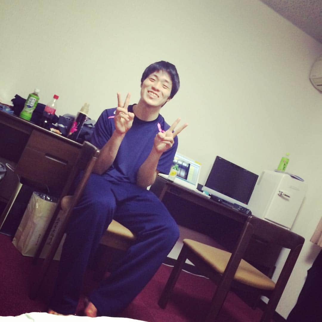 大竹壱青のインスタグラム：「のぶと。さいとうのぶと。のぶ。 陽気な新入生✨  #合宿も明日で折り返し。 #初めて会った時はまじめだと思ってたのぶと。 #こやつは意外ともってるやつだった😏 #あと2年間よろしく！  天然のぶと。」