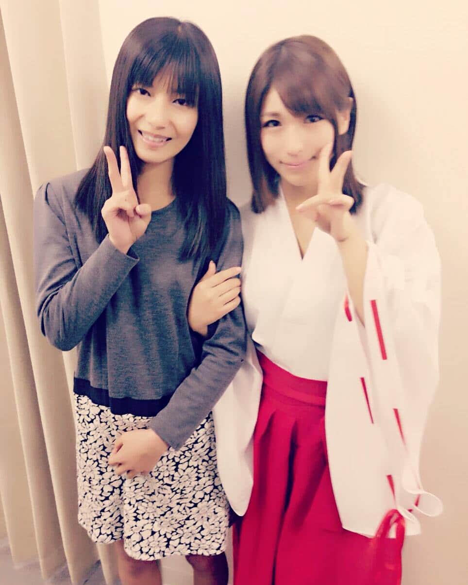 星野ナミのインスタグラム：「清香ちゃんと♥ナミコ☺」