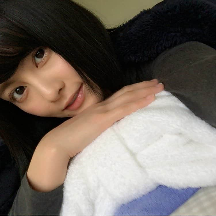 松岡ちなのインスタグラム：「#めいくあっぷ #今日 も #頑張る💪」