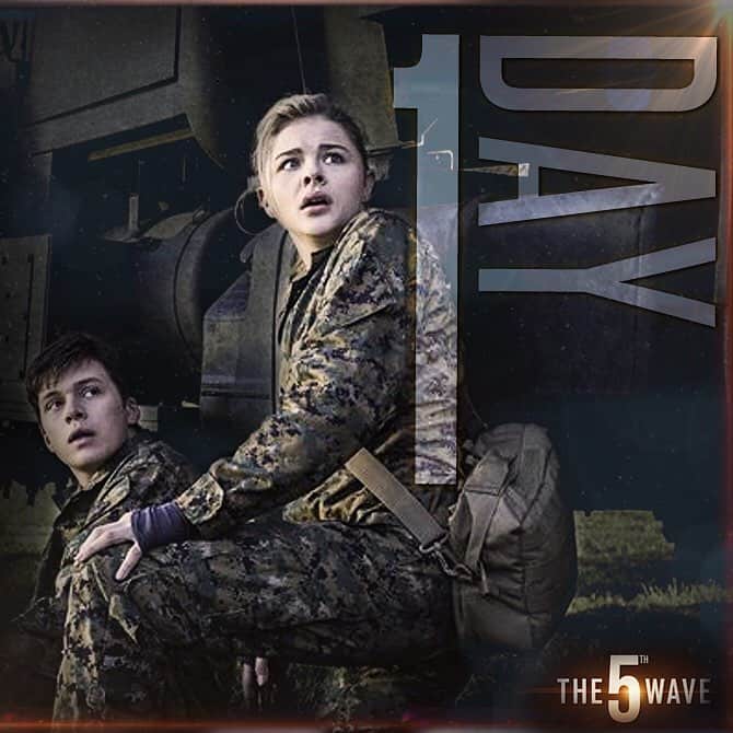フィフス・ウェイブのインスタグラム：「One more day until you can own #5thWaveMovie on Blu-ray.  Be prepared. Pre-order link in bio.」