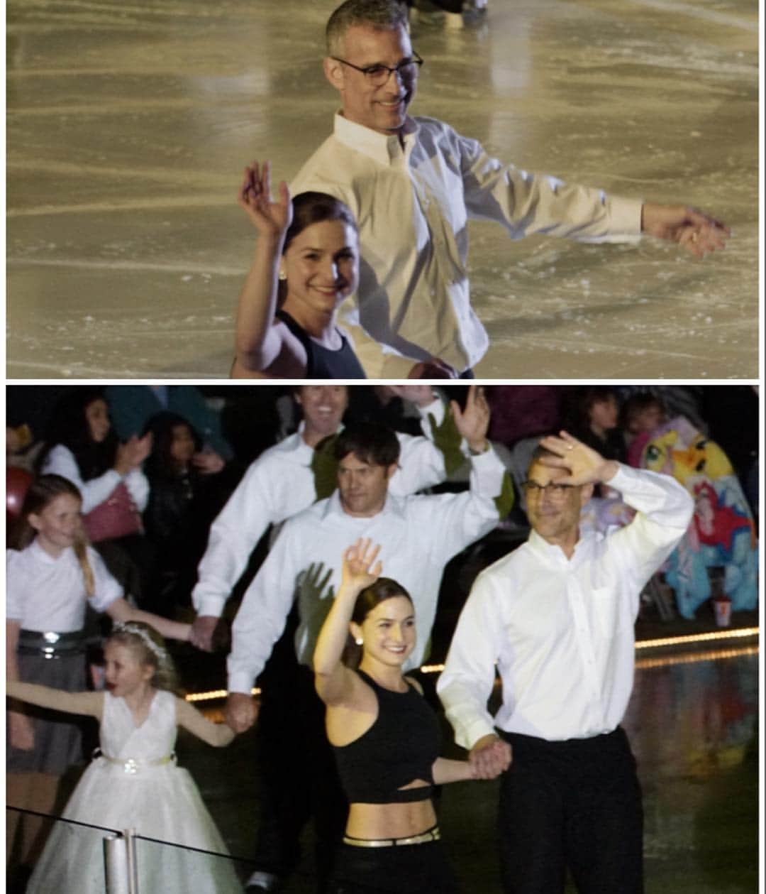 マデリーン・アーロンのインスタグラム：「Got to skate in the father daughter number at @showtimeonice! It brought back so many great memories for me. 💕💕💕💕」