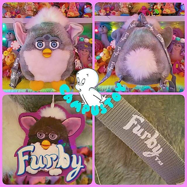 campusさんのインスタグラム写真 - (campusInstagram)「Furby🍓リュック　綺麗な新品タグつきで入荷です🍭 前回入荷したリュックより大きいサイズです👀💨 #ふぁびりゅっく  10000えん  リュックの紐にfurby🍭可愛いですよ🐰  #神保町 #campustoy #furby #ファービー #vintagetoy」4月11日 19時57分 - galvanize_campustoy