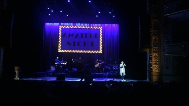 藤田織也のインスタグラム：「I performed at @apollotheater for amateur night and I will post more longer ver. On @youtube😆 #藤田織也 #projecttaro #projecttaro @apollotheater #amateurnight #apollotheater #goodvoice @thegoodvoice #singer @singers」