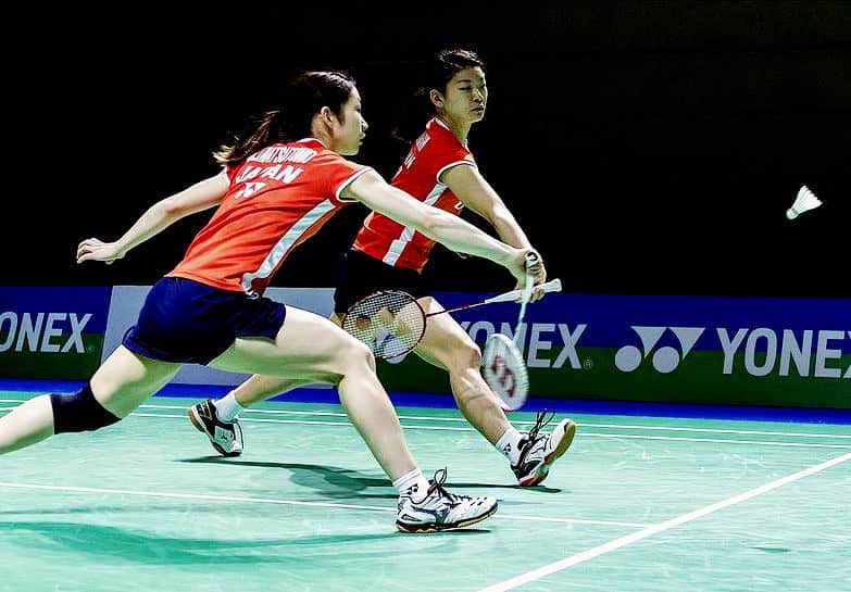 のインスタグラム：「OUE Singapore Open 2016 Quarterfinals.  JPN vs JPN Matsutomo M./Takahashi A. vs Matsuo S./Naito M.  Win 21:15 21:11  Next, to the Semifinals, wish us luck!  #misakimatsutomo #ayakatakahashi #ouesingaporeopen2016 #singaporeopen2016 #quarterfinals #badminton #supportus」