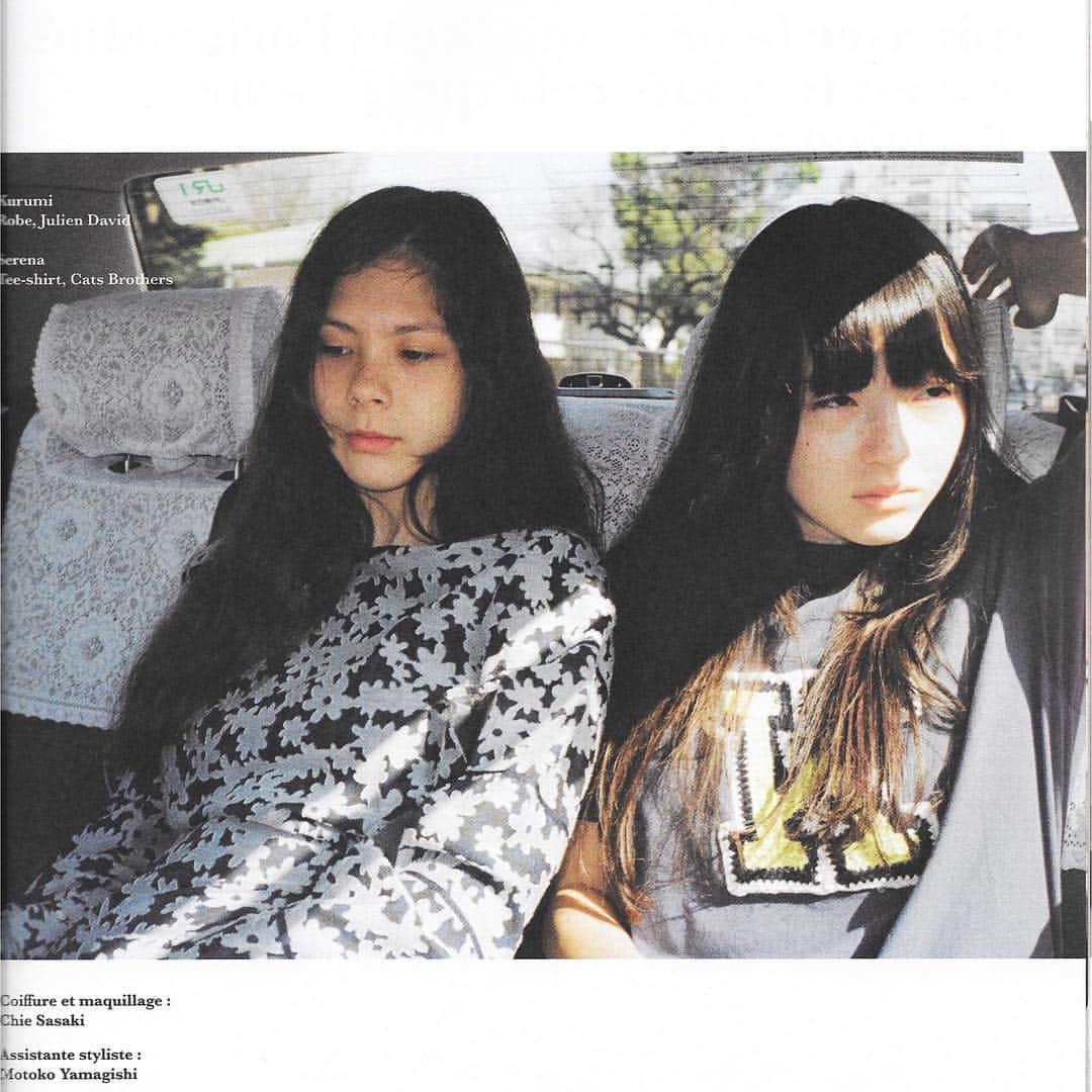 エモン・久瑠美のインスタグラム：「@iheartmagazine #ihearttokyo 📸 @bun5o 👭 @sereeeenam」
