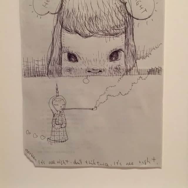 奈良美智のインスタグラム：「My London Show. from 28. April ~ 3. June. 2016.」