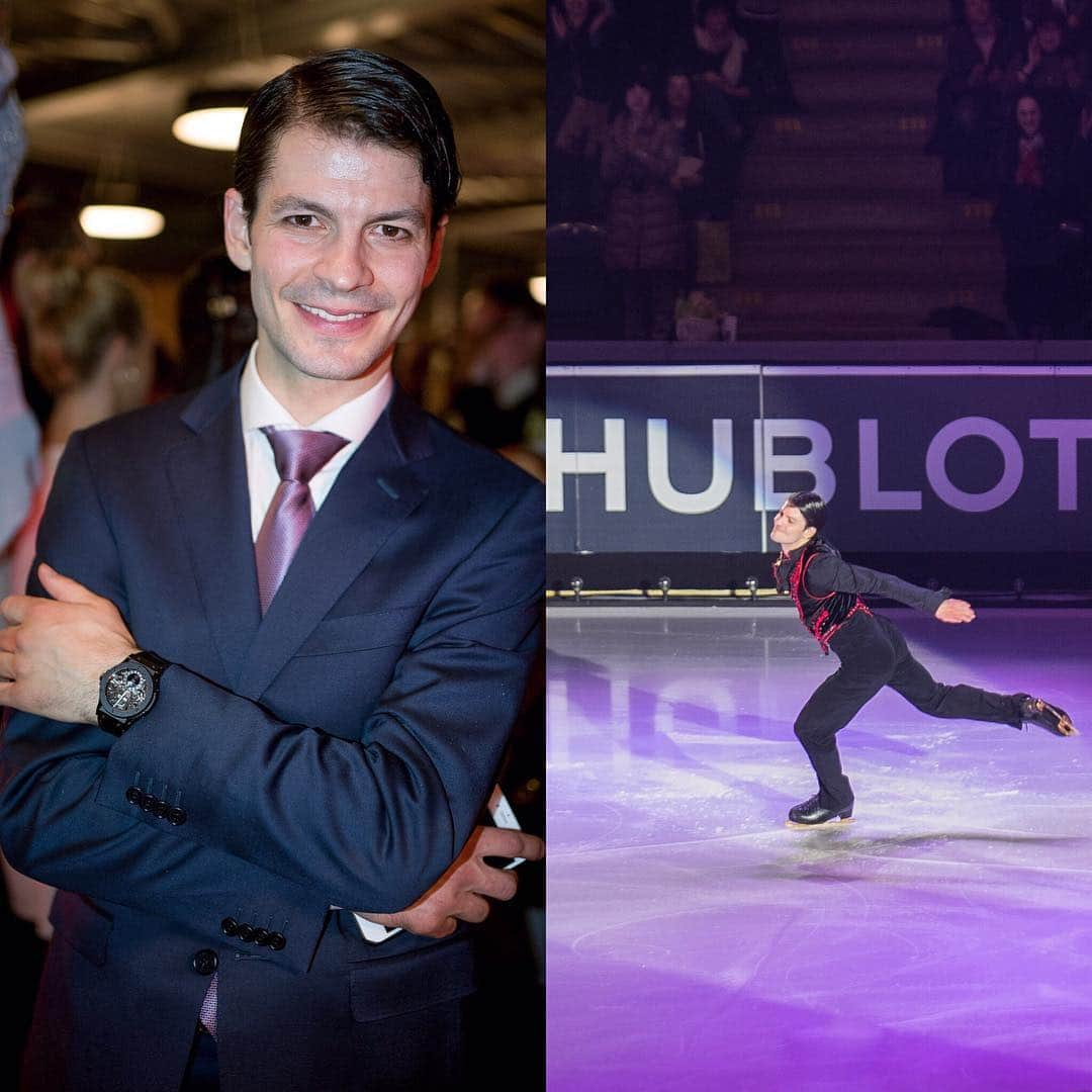 ウブロさんのインスタグラム写真 - (ウブロInstagram)「Hublot supports @slambiel, two-time World Champion and Olympic Silver Medalist in #figureskating, in his personal project #IceLegends. #StephaneLambiel」4月28日 22時37分 - hublot