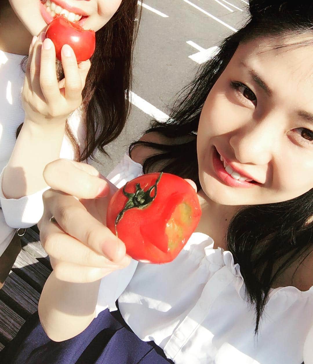水城りののインスタグラム：「🍅🍅🍅報告！report🍅🍅🍅 InstagramのMessage機能 いま知りました！  I knew about that for the first time.」