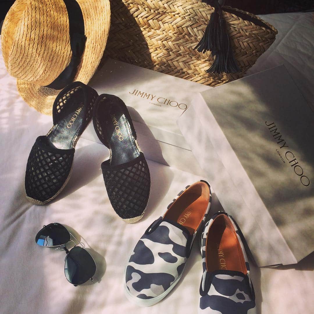 のインスタグラム：「new my❤️ #jimmychoo #summer」