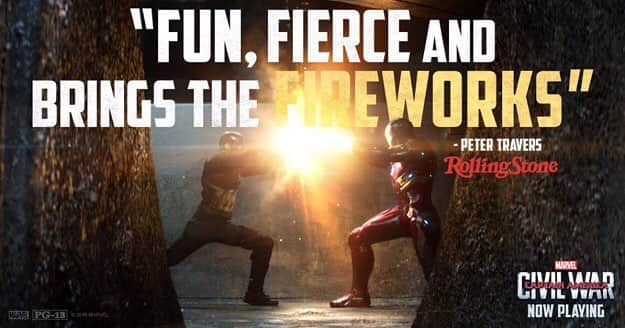 アベンジャーズのインスタグラム：「#CaptainAmericaCivilWar @TheCaptainAmerica is in theaters everywhere today! Did you get your tickets yet? bit.ly/1REur6G」