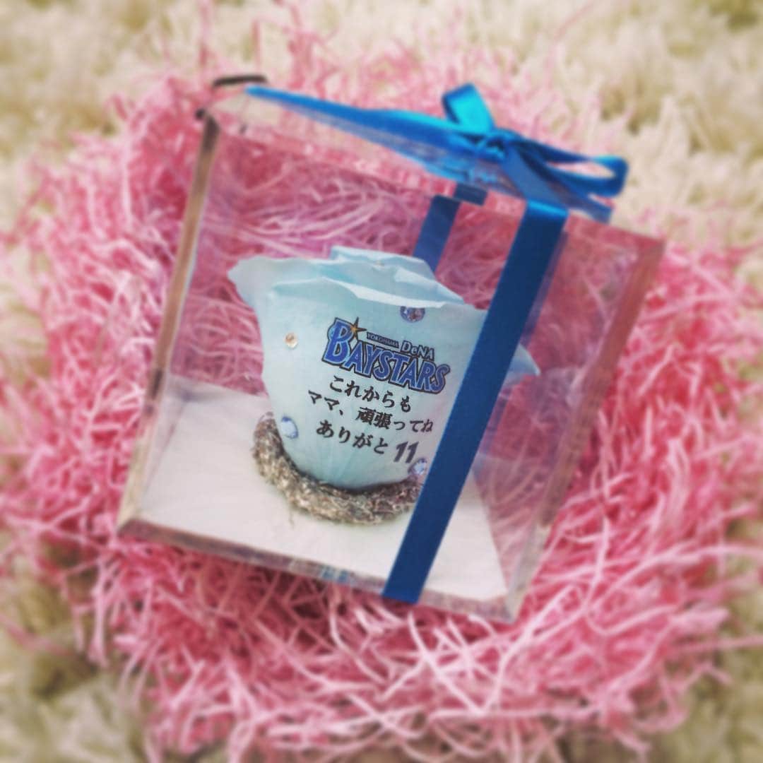 のインスタグラム：「わたしにも届いてた💙💕 Many thanks to darling💕love💕」