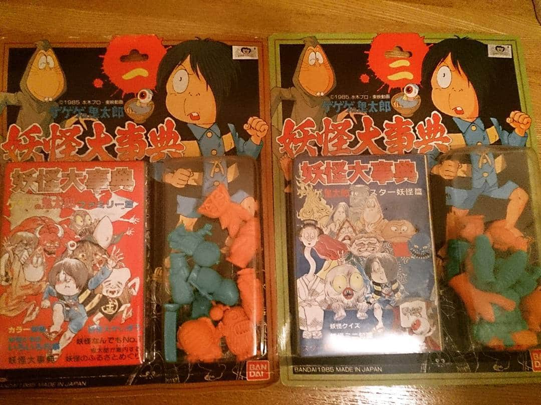 松本康太さんのインスタグラム写真 - (松本康太Instagram)「趣味の世界中♪ゲゲゲの鬼太郎コレクション。妖怪はこわ可愛い♪実際あったら西川くんばりに気絶すると思いますが。。。 #趣味 #ゲゲゲの鬼太郎 #コレクション #妖怪 #玩具 #妖怪大事典 #レギュラー松本 #あるある探検隊 #ゲゲゲ #鬼太郎 #水木しげる #水木プロ #アニメ #マンガ」5月11日 12時20分 - aruarutankentai.matsumoto