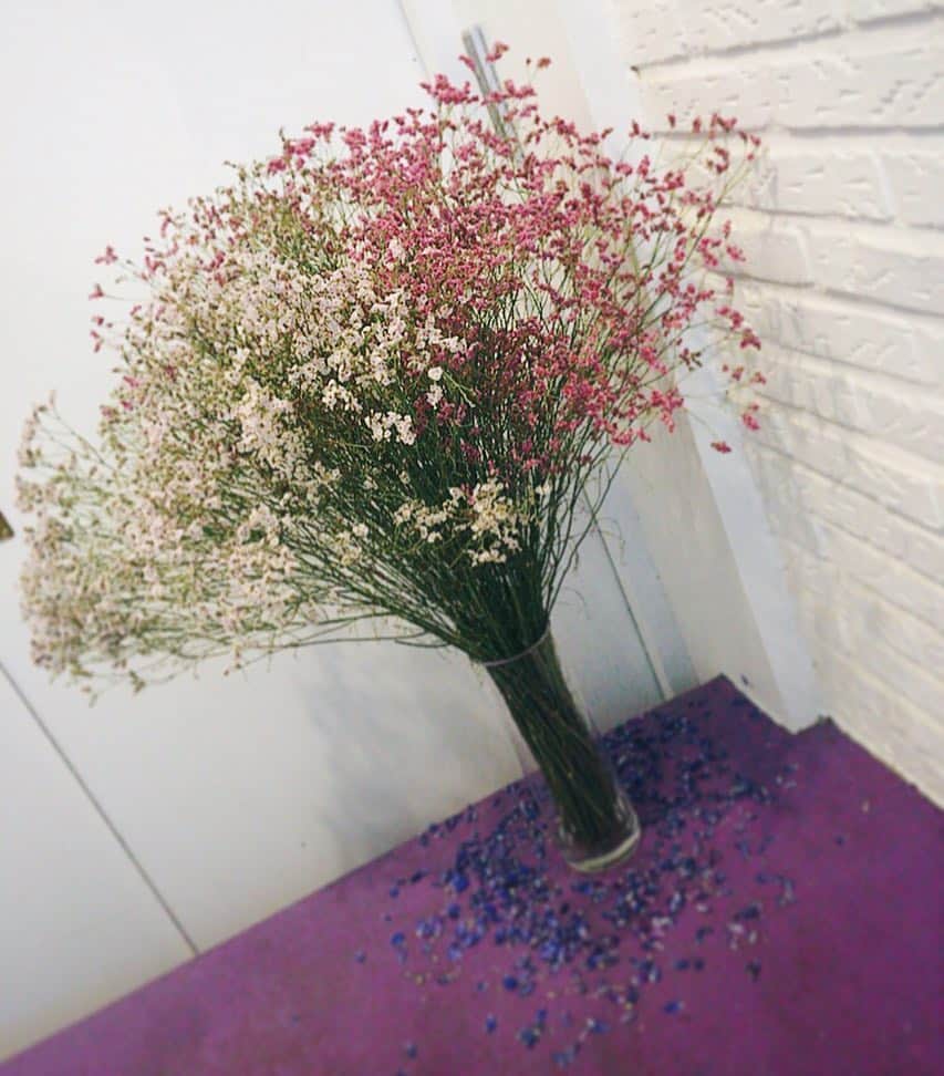 ユナさんのインスタグラム写真 - (ユナInstagram)「꽃나잇🌙  #꽃은항상예쁘다  #말려도예쁜꽃 #포토바이융 #융스타그램」5月11日 23時45分 - yoona__lim