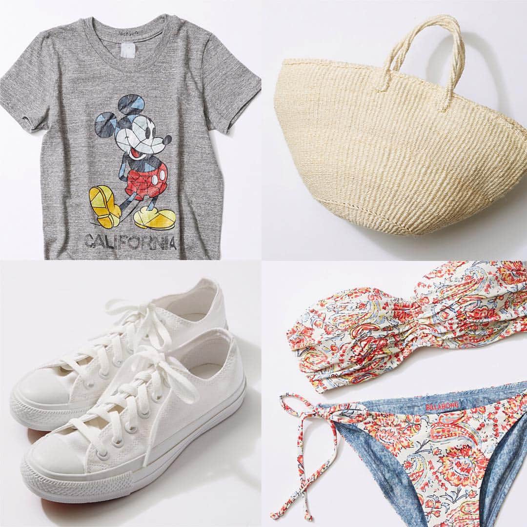 ルミネ公式のインスタグラム：「かごバッグでハワイ空間へ！🌴☀️ [ #LUMINEMAGAZINE ] http://magazine.lumine.ne.jp/?p=57539 #lumine #ルミネ #ルミネ横浜  #バッグ #かごバッグ #Tシャツ #水着 #スニーカー  #ledome #beams #夏 #リゾート #海 #イベント#旅行 #ビーチ #ootd #outfit #fashion #coordinate #コーディネート  #instafashion #instafashionista #instafashionist」