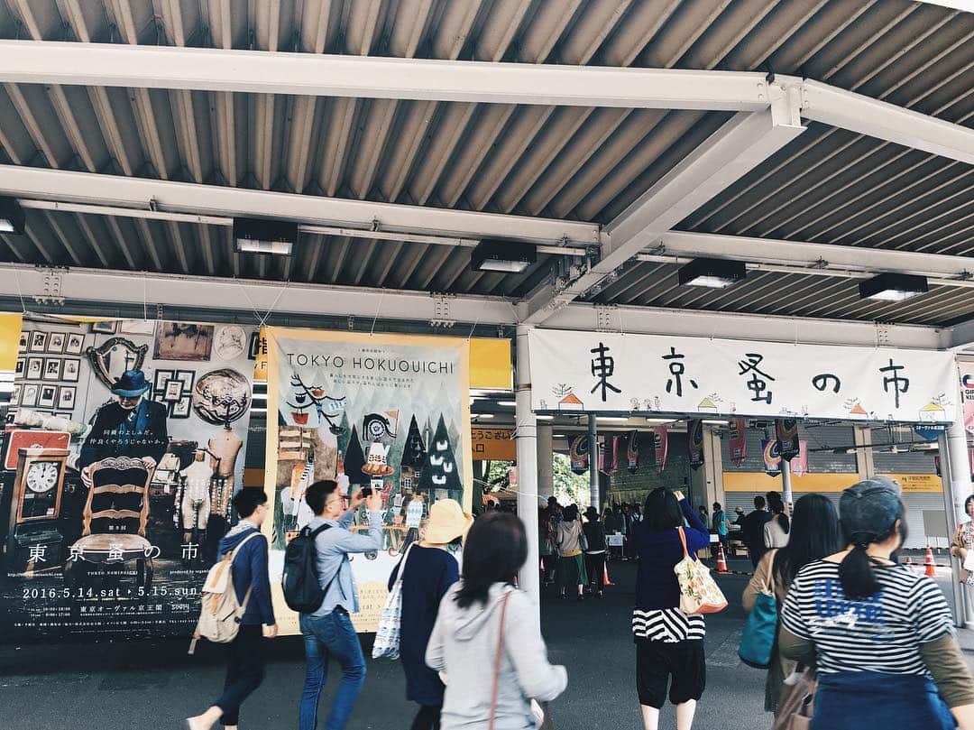 curasutaのインスタグラム：「やってきました！ #curasuta #東京蚤の市 #第9回東京蚤の市」