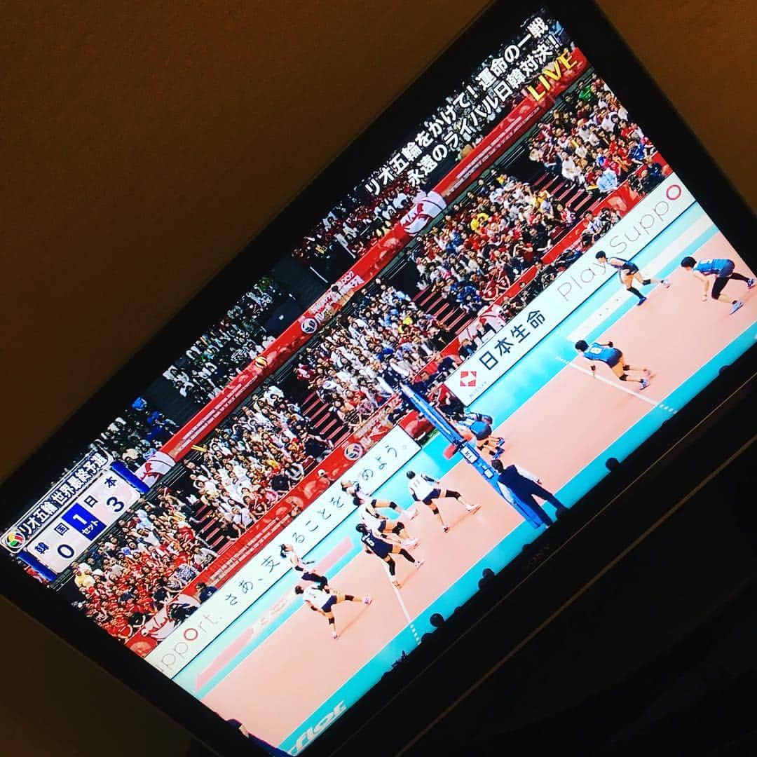 笛木優子のインスタグラム：「volleyball🙌🏻👏🏻 応援！ 화이팅」