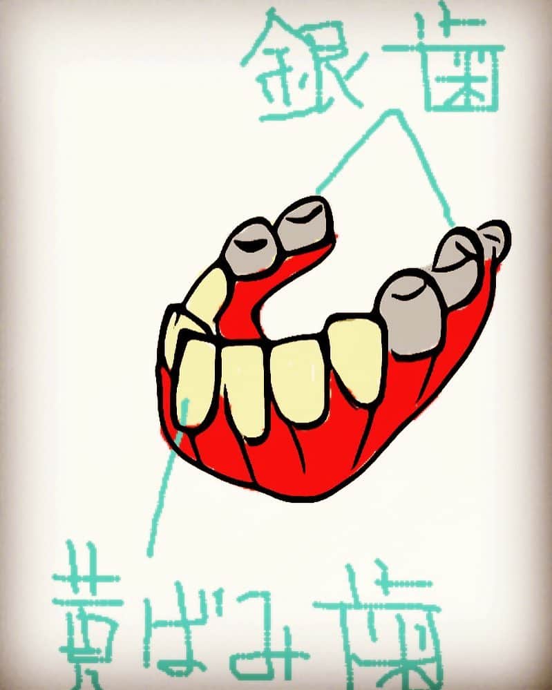 くっきー（川島邦裕）さんのインスタグラム写真 - (くっきー（川島邦裕）Instagram)「#歯 #歯歯歯♫ #前歯んば #奥歯んば #みんな揃ってフル歯んば♫ #歯を磨かぬ子は猿以下じゃ♫」5月19日 11時20分 - nikuguso_taro