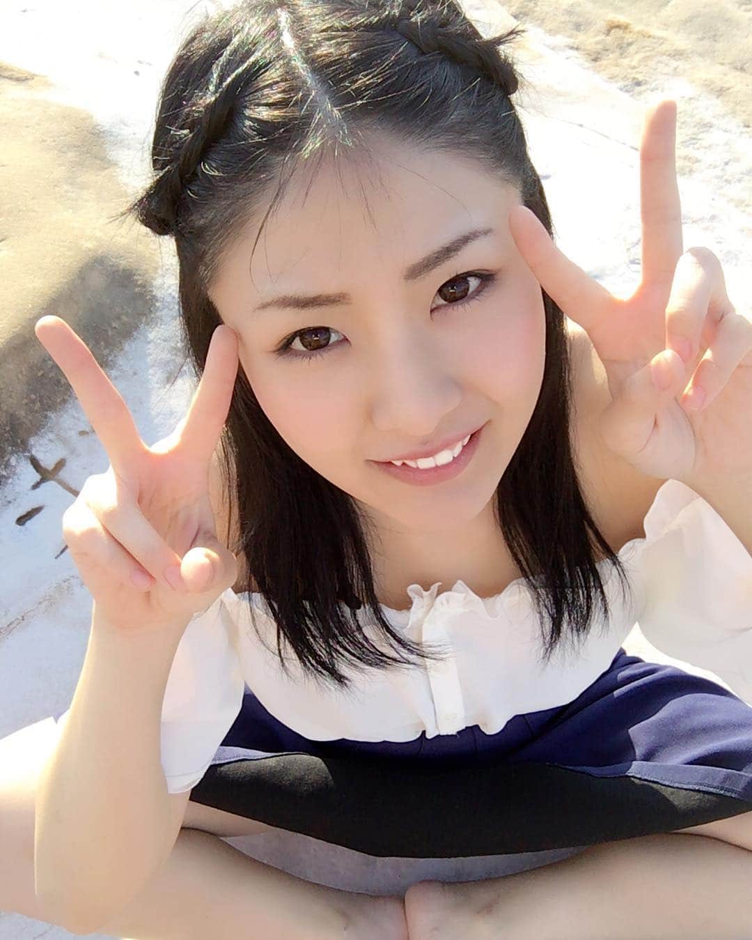 水城りののインスタグラム：「白良浜」