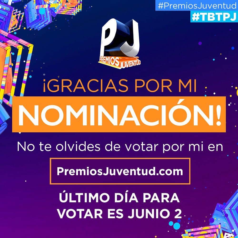 ソフィア・カーソンさんのインスタグラム写真 - (ソフィア・カーソンInstagram)「MIL Y MIL GRACIAS por mi nominación!💜 Ultimo día para votar es Junio 2💜 Thank you so so much for my nomination! Cannot wait for the award show💜  @PremiosJuventud  #PremiosJuventud  #TBTPJ www.PremiosJuventud.com」5月24日 1時08分 - sofiacarson