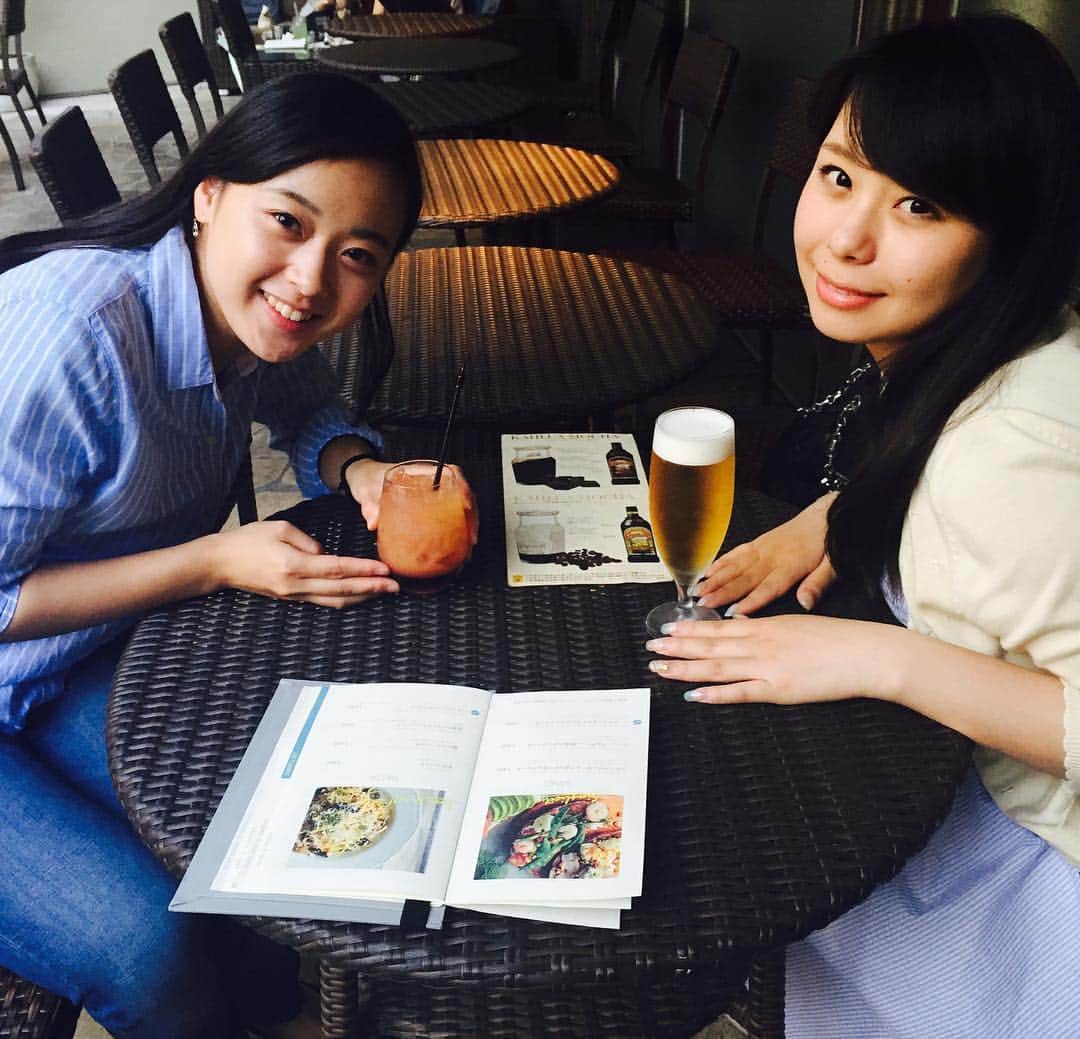 西野友毬のインスタグラム：「まりなちゃんと😍❤️ ディナーしてきた✨✨楽しかったし、色々お話出来て良かったーー😊💓 #まりなちゃん#お姉さん#スケート#ディナー#楽しかった#明日からまた頑張る」