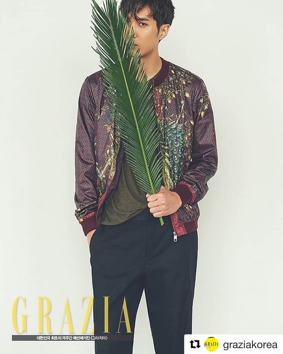 キム・ジソクのインスタグラム：「gracias to #Grazia」