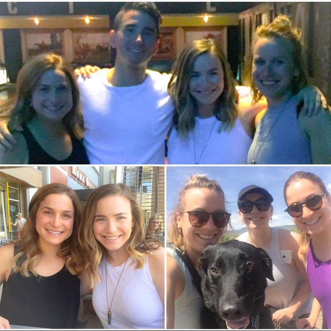 マデリーン・アーロンのインスタグラム：「Fun weekend in Denver with my cousins!💗💗💗#family #mdw」