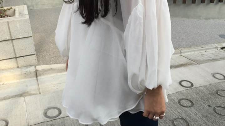 goocy official instagramのインスタグラム：「▫︎ボリュームレイヤードブラウスSET /¥8,000+tax  #goocy #goocy2016ss #recommed #layered #blouse  #white」