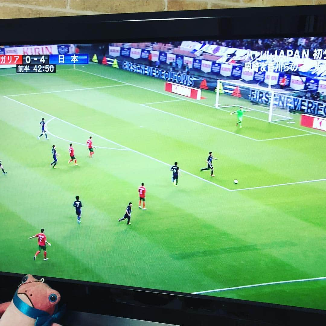 藤原令子さんのインスタグラム写真 - (藤原令子Instagram)「スポーツ観戦、好きです😳 #サッカー #キリンカップサッカー2016 #ドキドキ」6月3日 20時28分 - reiko_fujiwara_official