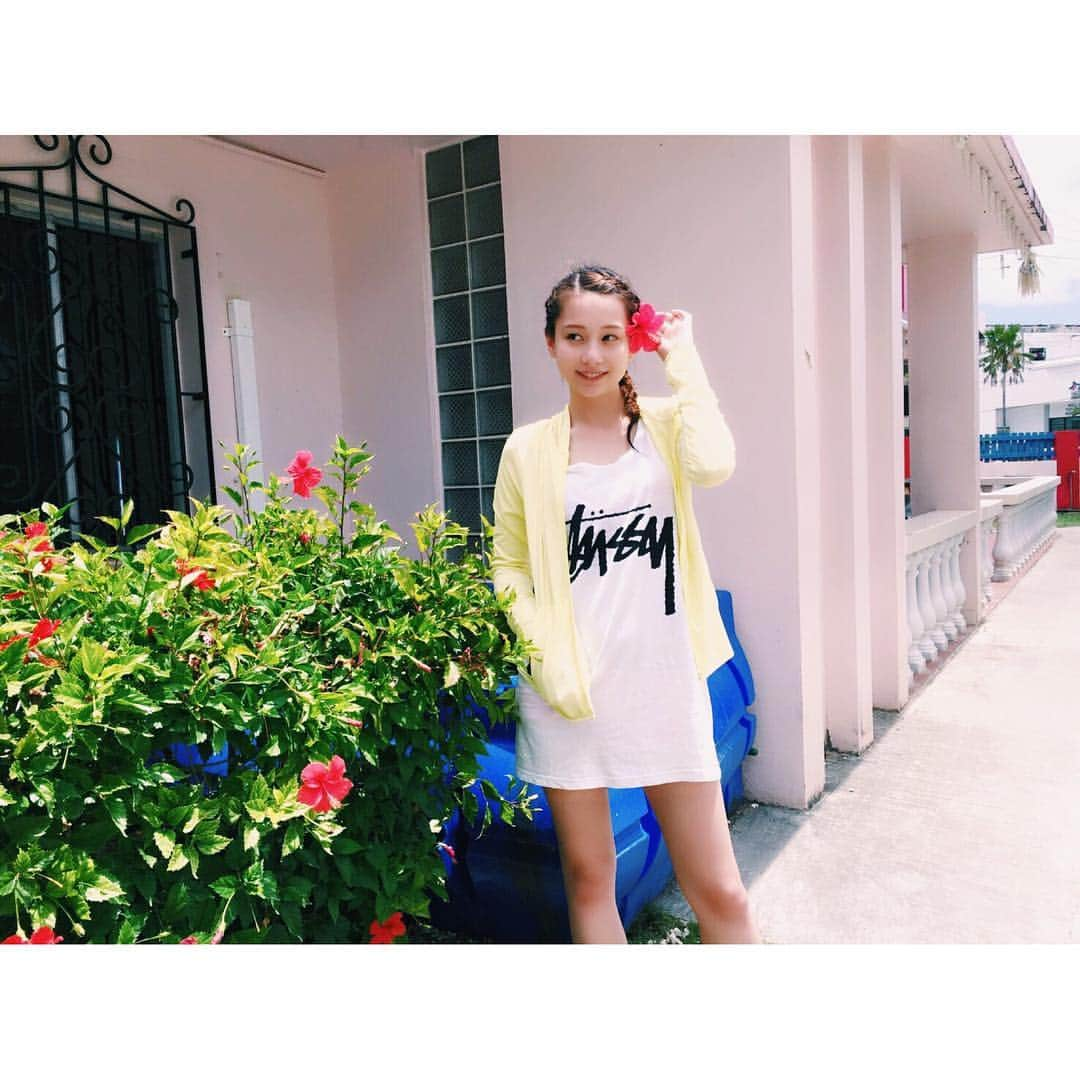 丹羽仁希さんのインスタグラム写真 - (丹羽仁希Instagram)「きれいなハイビスカス🌺🌺 #saipan#shooting#flower#buautiful#stussy」6月3日 21時45分 - __niki22